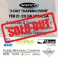 NAFCT three day training event in Calhoun, GA to complete two certifications for subfloor prep and reilient installation