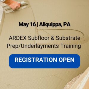 NAFCT/ARDEX Subfloor Training May 16 - Image 1